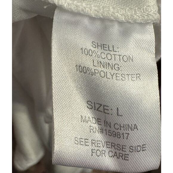 Altar’d State Dress Large White Cut Out Cotton Midi Cottagecore Beachy Boho - Picture 8 of 10